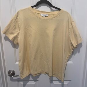 SPANX Yellow Short Sleeve Tee Size 3X